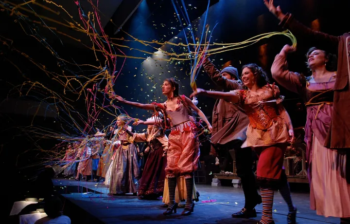 Theater production setup